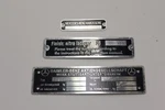 Blank Plates For Mercedes Benz 190SL W121. Fixed Price $499.00.