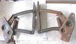 (2)ORIGINAL 1969-1972 Gm Pontiac Grand Prix Hood Hinges. Fixed Price $100.00.