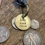 1970 Amc Javelin Solid Brass Key Fob. Fixed Price $15.95.