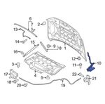 Ford F-150 2021-2024 Hood Hinge Lh Driver Side Oem ML3Z-16797-A. Fixed Price $40.00.