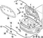 Genuine Volkswagen Release Handle 5H1-823-533-4PK. Fixed Price $48.22.