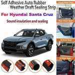For Hyundai Santa Cruz Door Rubber Seal Weather Draft Wind Noise Reduction Kit G. Fixed Price $59.24.