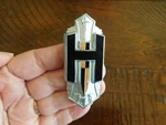 1931 1932 Hupmobile Radiator Emblem Badge Cloisonne 1938 1939 Hupp Nos. Fixed Price $225.00.