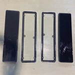 1968-1972 Nova Ss Super Sport Hood Louvers With Trim Bezels Gm 3927442 & 3927443. Fixed Price $125.00.