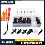 Ford 100PCS Bumper Hood Clips Retainer Rivet Fastener Fender Push Pin Usa. Fixed Price $9.80.