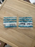 1973-1979 Corvette Hood Alignment Bumpers (qty. 2) Nos Gm 458306. Fixed Price $25.00.