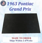 New 1963 Pontiac Grand Prix Hood Insulation Gray Rem #GPX-HIN-010. Fixed Price $84.99.