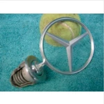 Mercedes Oem 123 Chassis Hood Star W/ Escutcheon/spring Ass. Very Good Condition. Fixed Price $40.00.