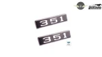 1969 Mustang Torino Fairlane Ranchero 351 Hood Scoop Emblems Pair C9ZZ16637. Fixed Price $69.99.