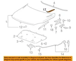 Gm Oem 11-17 Regal Hood Exterior Trim-trim Molding 20924507. Fixed Price $96.10.
