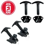 Catch Hood Latch Hook FJ40 FJ43 FJ45 Black Toyota Land Cruiser Kit X 1972-1985. Fixed Price $97.00.