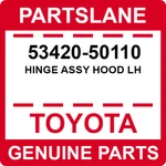 53420-50110 Toyota Oem Genuine Hinge Assy Hood Lh. Fixed Price $46.88.