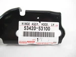 Genuine Oem Toyota Lexus 53420-53100 Driver Lh Hood Hinge Assy 2014-2021 Is. Fixed Price $51.63.