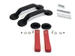 Interior Door Pull Kit Handle For Porsche 911 930 964 965 74-94 Red. Fixed Price $65.01.