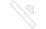 Genuine Volkswagen Weatherstrip 2GG-823-709. Fixed Price $29.75.
