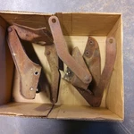 1949 Ford Hood Hinges Original Pair Car. Fixed Price $400.00.