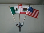 3 Set License Plate Topper Mexico, Usa California And Holder. Fixed Price $38.00.