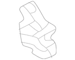 Genuine Volkswagen Sound Absorber 3CM-864-760. Fixed Price $5.37.