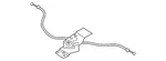 Genuine Audi Release Cable 8W6-823-529. Fixed Price $43.74.