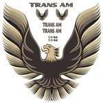 Firebird Trans Vintage Retro American Muscle Car Vinyl Sticker Decal Hood. Fixed Price $179.99.