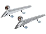 1962-63 Falcon Fender Ornaments Front Lh Rh Top Emblems Futura New. Fixed Price $174.90.