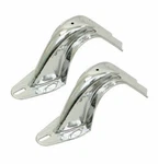 Empi 8662 Chrome Rear Deck Hinges, Pair, Vw Volkswagen Type 1 Bug, Beetle,. Fixed Price $40.64.