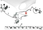 Mini Cooper Jcw One F54 F55 F56 Bowden Cable Bonnet Rear 51237430846 No Duty. Fixed Price $42.69.