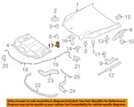 Mercedes Oem 16-18 GLC300 Hood-spring Bumper 2538800027. Fixed Price $29.52.