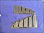 2015-2023 Ford Mustang Pair Side Quarter Window Louvers Panel Paint Black 2749. Fixed Price $74.99.