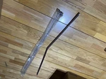 1969 Mustang Hood Lip Trim Molding Stainless Steel W/ Hardware C9ZZ 16856. Fixed Price $65.00.