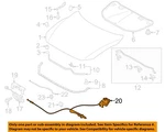 Mazda Oem 14-21 Hood Components-release Cable GHP956720A. Fixed Price $50.29.