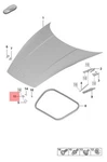 Genuine Porsche 911 Carrera 991R 992 Lock Upper Part Front 9P1823085. Fixed Price $31.06.