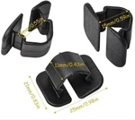 Fit Ford Hood Insulation Plastic Retainer Bonnet Holder Pad Clip. Fixed Price $5.34.