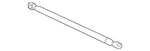 Genuine Subaru Support Cylinder 57251AL02A. Fixed Price $18.42.