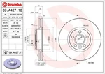 Brembo 09.A427.11 Brake Disc For, Ford, (changanese), Land Rover, (che. Fixed Price $93.62.