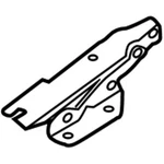 Genuine Bmw Right Engine Hood Hinge 41-61-7-210-670 New. Fixed Price $63.12.
