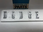 Nos Mopar 1970-74 Dodge Challenger R/t Front Hood Letter Callout Emblem Set. Fixed Price $500.00.