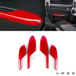 4PCS Red Side Interior Door Armrest Panel Trim Cover For Honda Civic 2016-2021. Fixed Price $34.39.