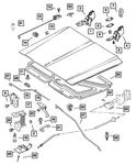 Genuine Mopar Hood Release Cable 55235270AD. Fixed Price $86.29.