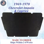 New 1969-70 Chevrolet Impala Caprice Hood Insulation Gray/black Rem #CVY-HIN-150. Fixed Price $84.99.