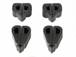 1967 1968 Cougar Mustang Hood Bumper Kit Best Available On The Market 4 Pieces. Fixed Price $8.15.