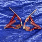 Volvo 240 Sedan Wagon Pair Left, Right Front Hood Bonnet Hinges 75-93 Red. Fixed Price $169.00.