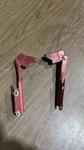 2005 2009 Ford Mustang Hood Hinges Left Right Set Red Oem Damaged. Fixed Price $39.00.