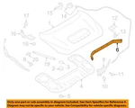 Subaru Oem 15-21 Sti,wrx Hood Components-front Seal 57252VA000. Fixed Price $14.03.