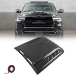 Carbon Front Air Hood Scoop Vent Trim Cover Bonnet For Ram 1500 2500 3500. Fixed Price $56.08.