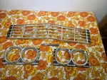 1967 Impala Complete Head Light Grills Ss Emblem F2 Chevrolet Gm Vintage. Fixed Price $206.25.