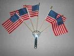 5 Holder American Flags License Plate Topper Usa. Fixed Price $28.99.