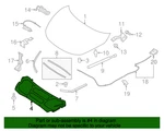 New Genuine Nissan Insulator Hood Oe 658405AA0A. Fixed Price $498.69.