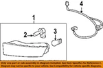 Gm Oem 07-14 Escalade Esv Front Signal Lamps-fog Assy 10383562. Fixed Price $323.56.
