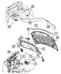 Genuine Mopar Hood Latch Release 68067136AC. Fixed Price $70.38.